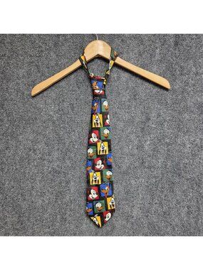 Vintage Mickey Walt Disney Mickey Tie Mens Goofy Donald Pluto Balancine Inc